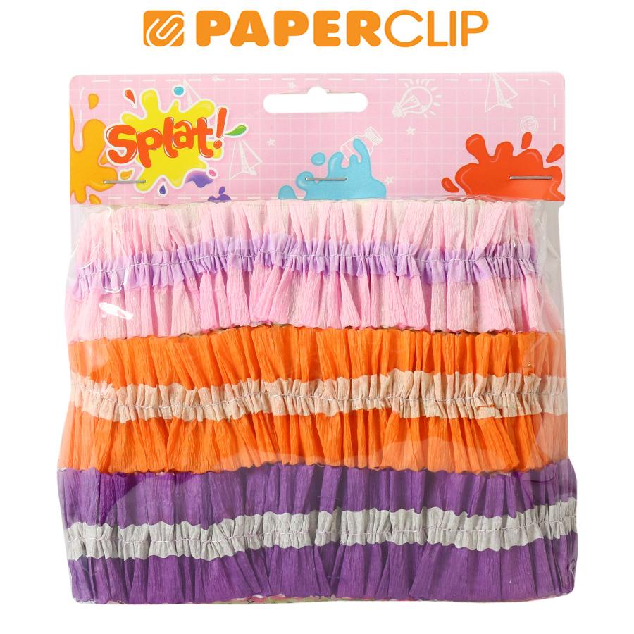 

KERTAS CREPE SPLAT JAHIT KERUT MIX COLOR ISI 3