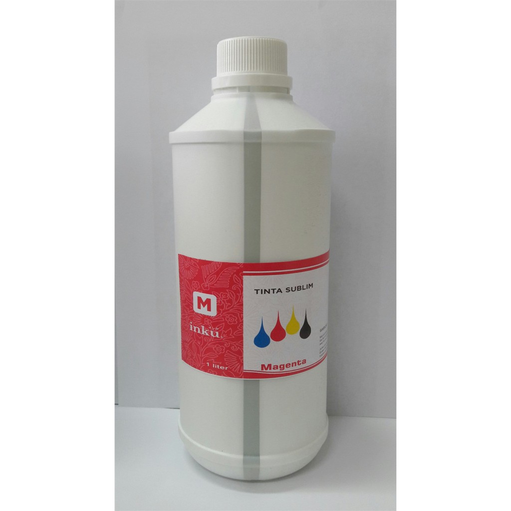 Tinta Sublim INKU @ 1Liter (Harga 1 Set / 4 botol)