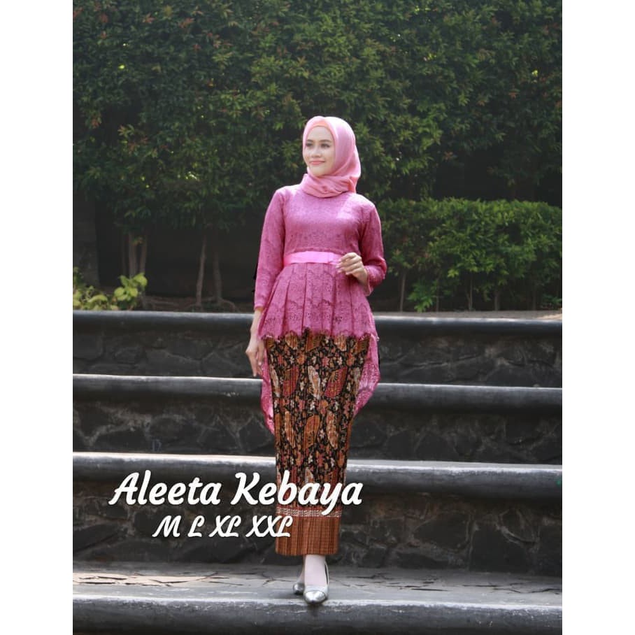 Kebaya Brukat Aurora Modern Trendy Kekinian