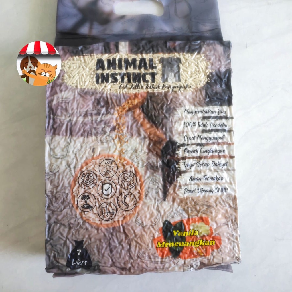 Tofu Animal Instinct Cat Litter 7L Pasir Kucing Ramah Lingkungan