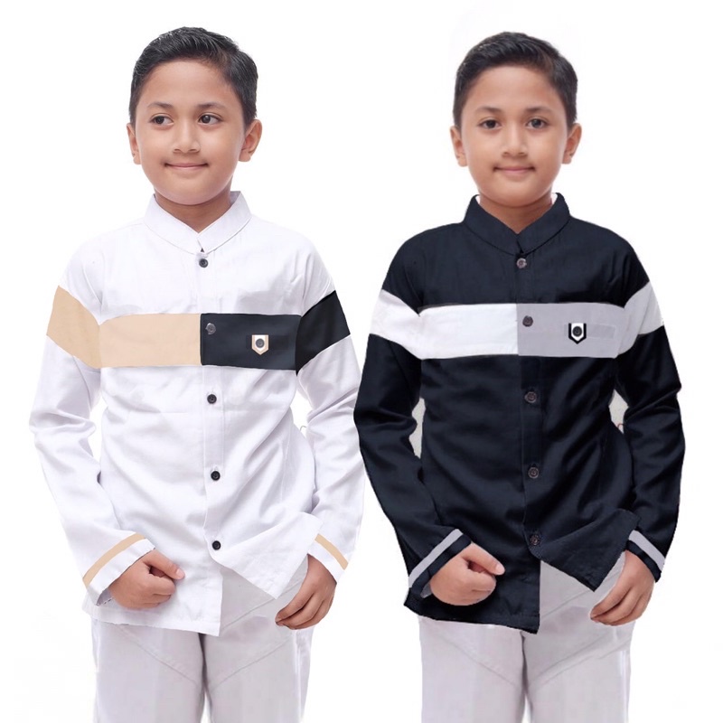 Baju koko anak remaja usia 6-14thn || koko gus azmi || koko anak laki-laki terbaru terlaris