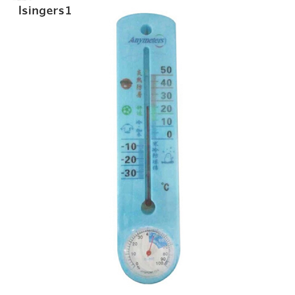 (lsingers1) Termometer / Higrometer Analog Tempel Dinding Untuk Rumah