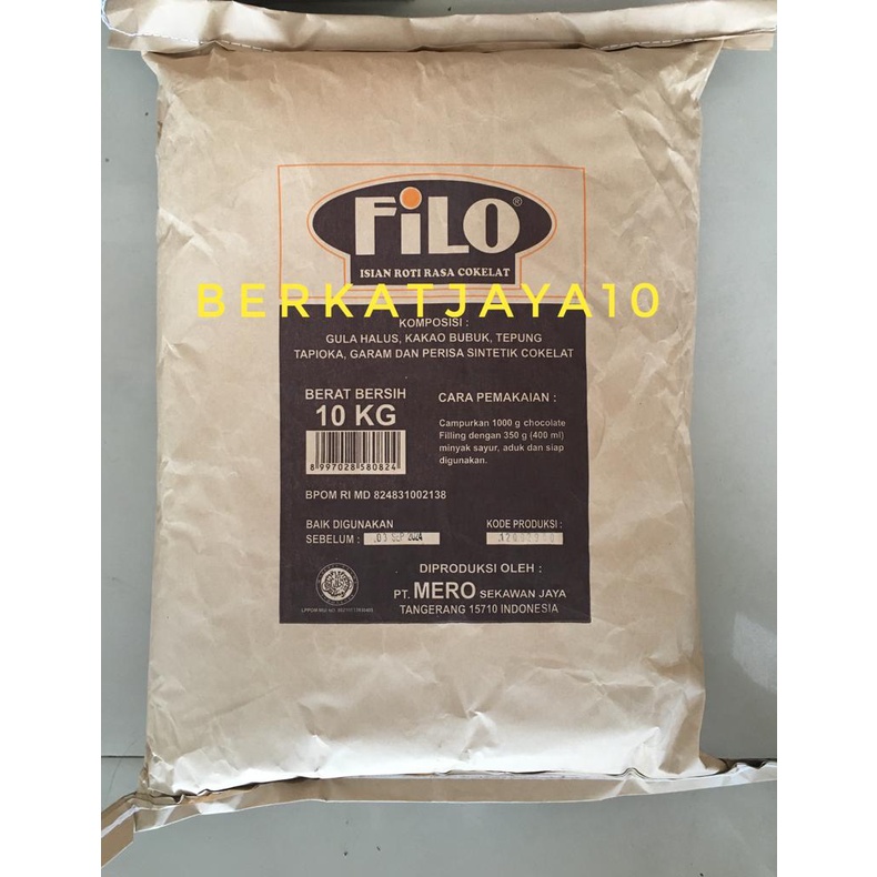 Coklat Bubuk Filo 10 Kg Cokelat kakao bubuk