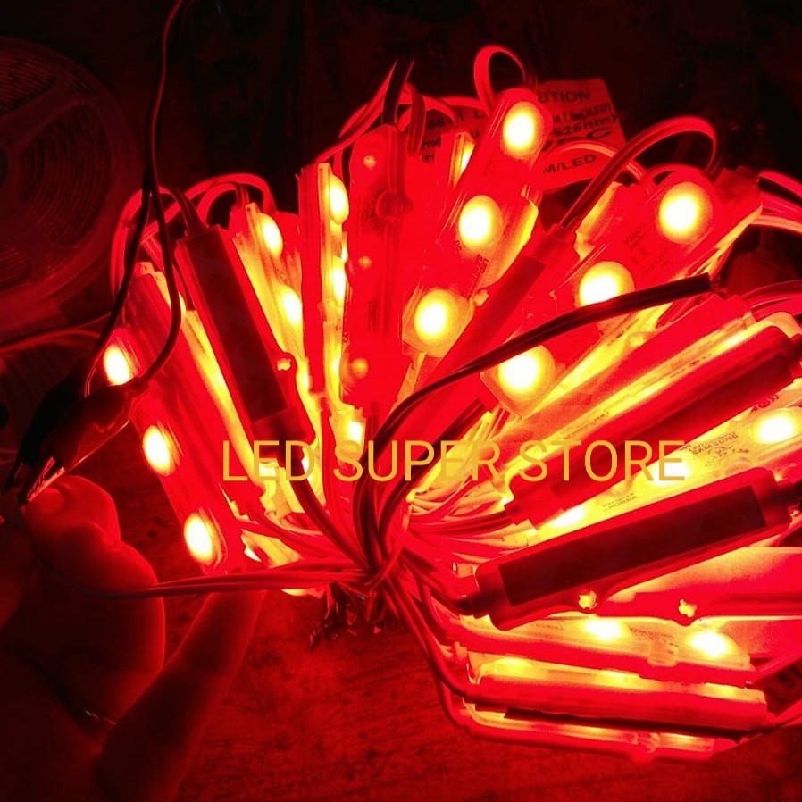 [100pc] LED Modul 5630 3 LED SAMSUNG Saso dof - Lensa tipe 6618 1.5w IP68