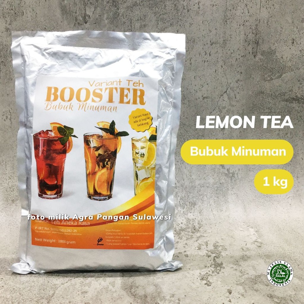 

Bubuk Minuman LEMON TEA 1kg | Teh Drink Powder Flavour Rasa Premium Premix Instan - Indo Powder