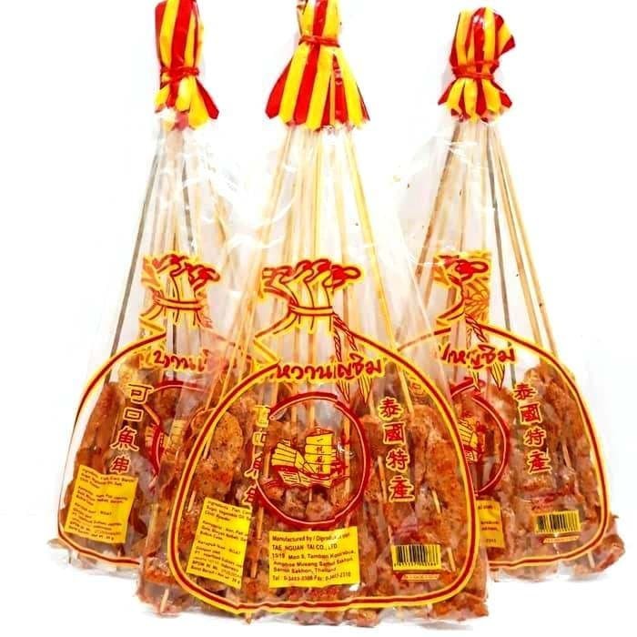 

[HALAL] Sate Ikan Thailand 12stick Fish Snek Satay Snack Ikan Tailand