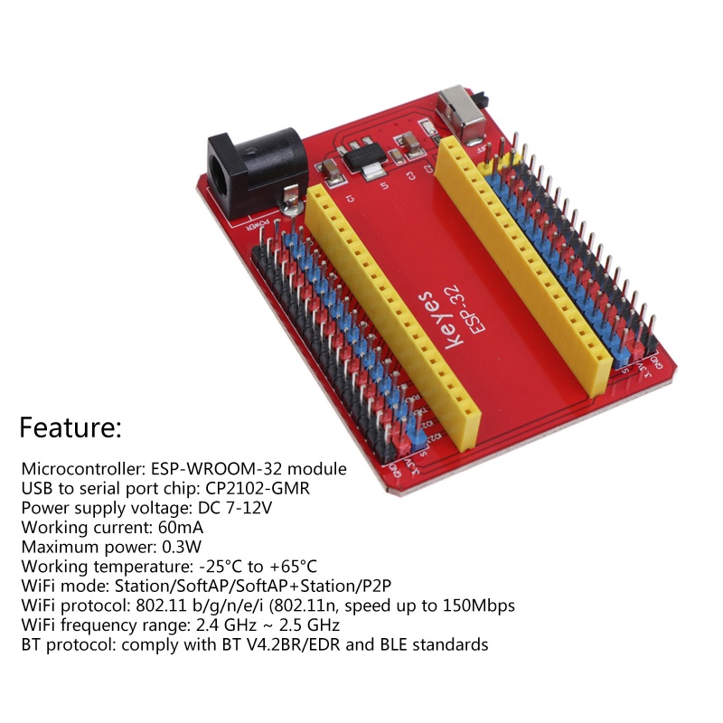 Btsg ESP32-IO Development Expansion Board ESP32 Core Adapter Board Untuk Elektronik