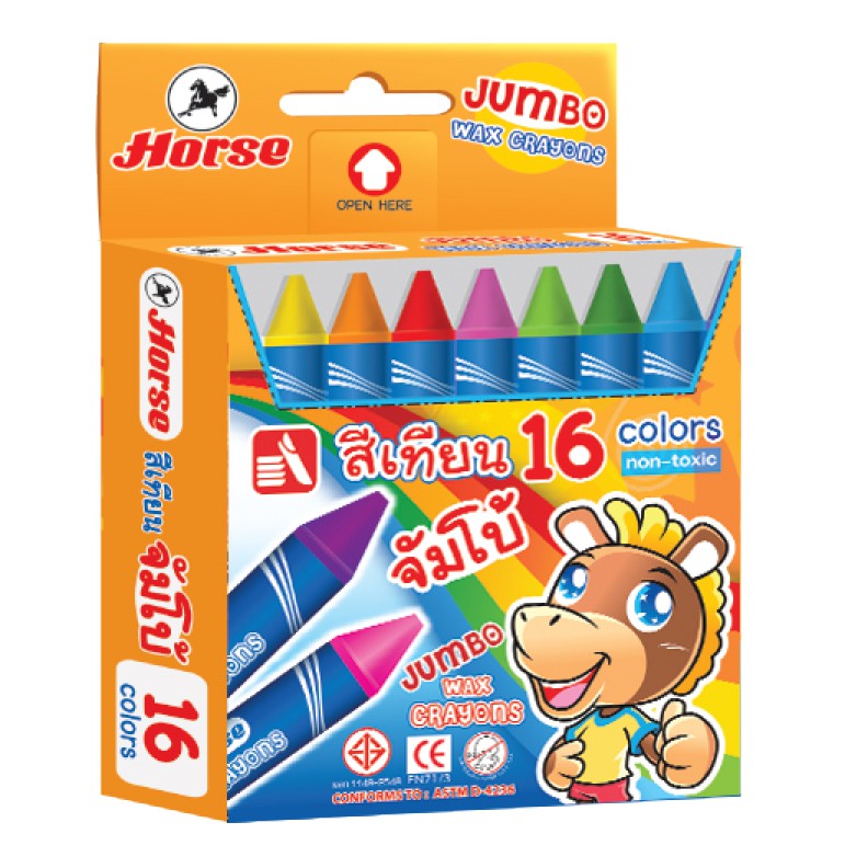 

Wax Crayon 16 Warna Jumbo/CRAYON