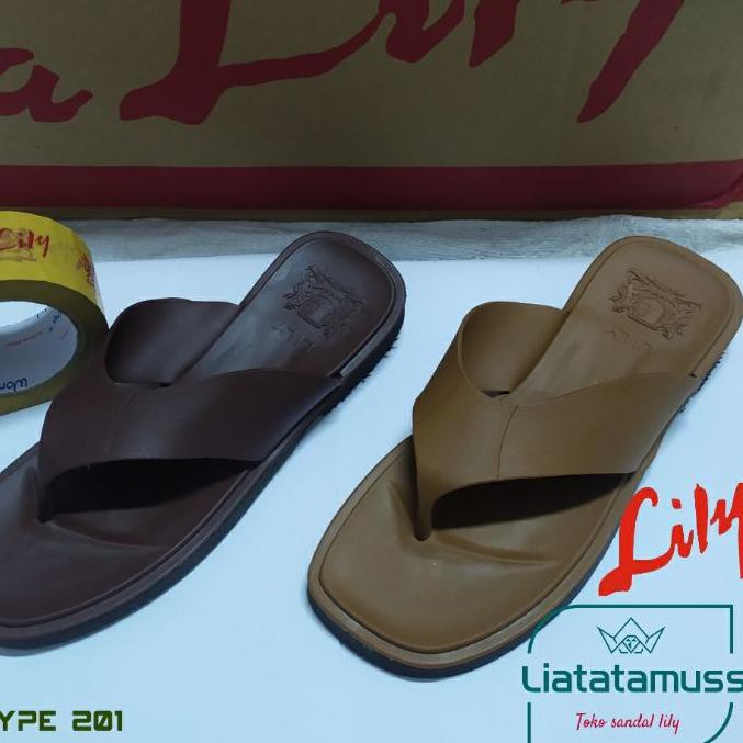 ✩ Sandal lily 201 ORIGINAL- sendal lily - sandal japit - sandal pria - grosir ☀