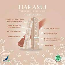 Hanasui Lipcream Boba Edition / Lipstik Hanasui Matterodable - BPOM ( 1Kg Muat 65Pcs ) (BPOM)