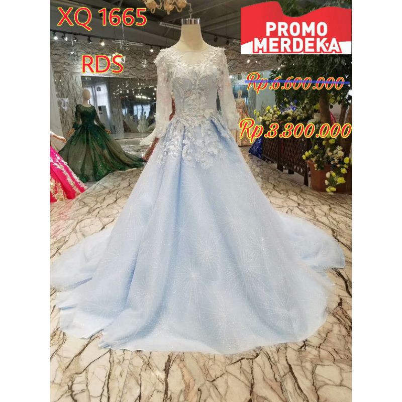 Gaun Pengantin BARU XQ 1665