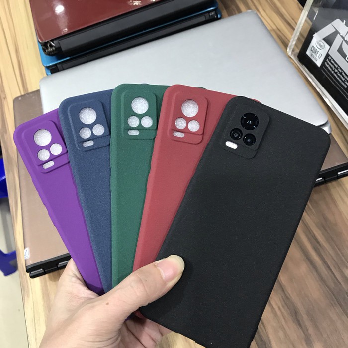 PREMIUM TPU SANDSTONE SOFT JELLY CASE CAMERA PROTECTOR VIVO V20