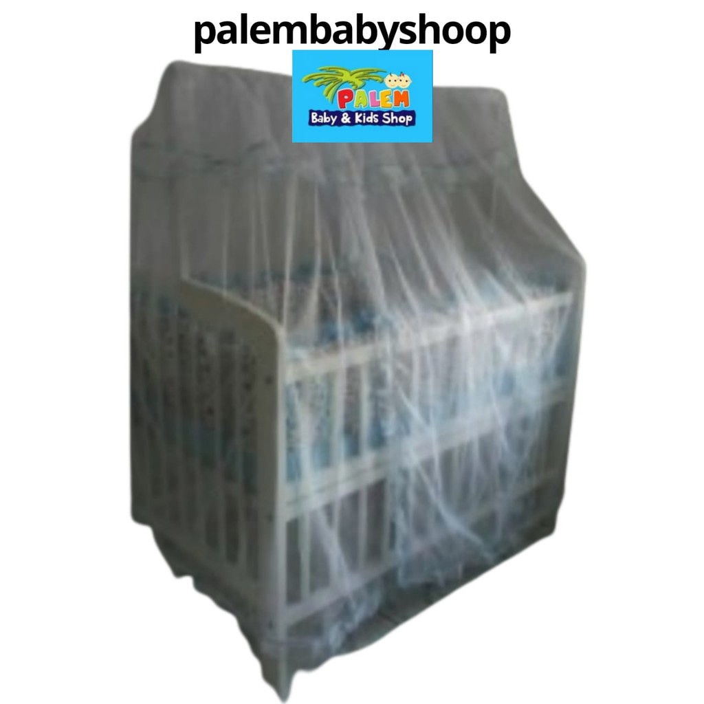 Kelambu Box Bayi 2 Tiang termurah/kelambunya sajah 104874