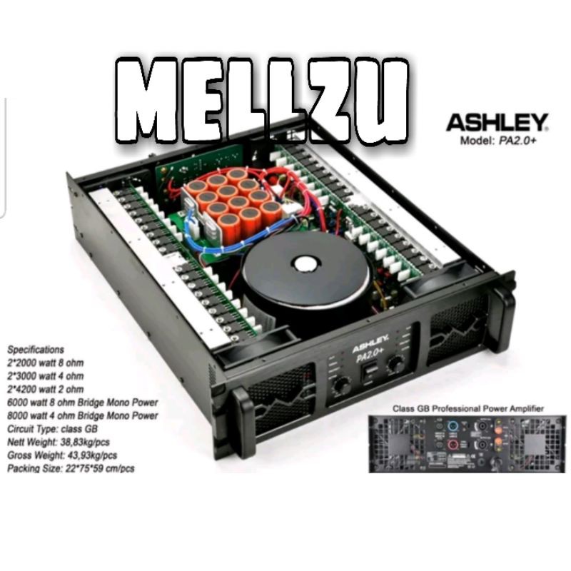 Power Ashley PA 2.0 Plus Amplifier Class GB