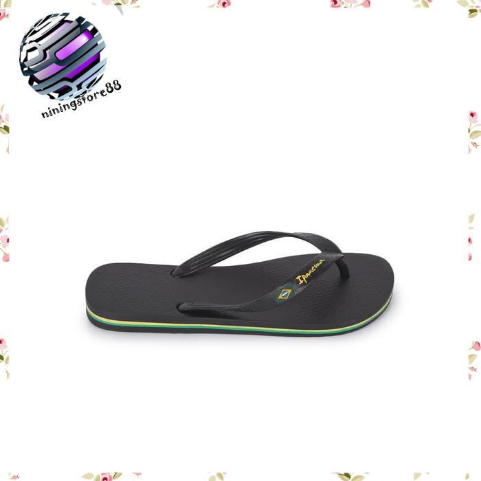 Sandal sendal pria Ipanema Men Flip Flop & Clas Brasil II Ad Black DA70