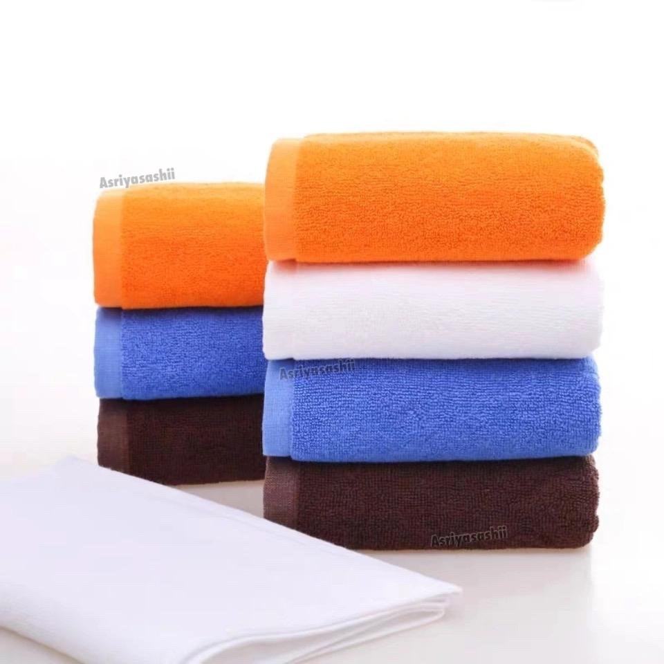 Handuk Wajah Leher Muka Putih 35x70 Asriyasashii Cotton 100% Tebal Lembut Termurah Terlaris
