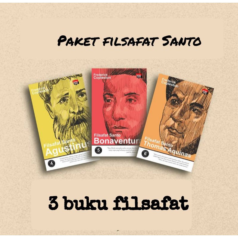 Buku Paket Filsafat Santo ( 3 Buku filsafat)