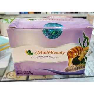 Jual Sabun Multi Beauty Soap 1 box Isi 5pcs ( 100% ORI ) bonus jaring
