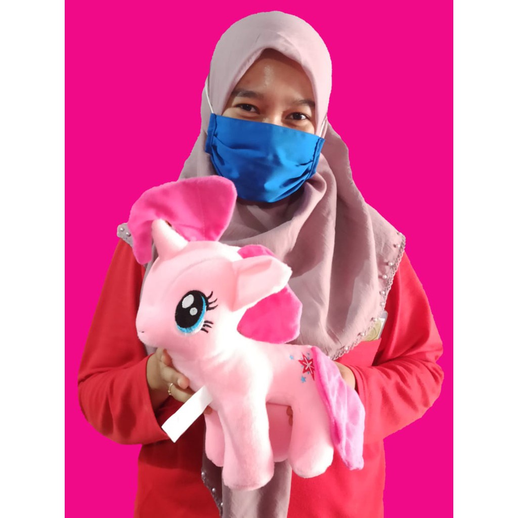 SNI BONEKA  LITLLE PONI 35 cm / KUDA PONI L untuk kado ulang tahun anak pacar teman laki perempuan pria wanita cowok cewek   gemes import ori premium original JUMBO BESAR MINI KECIL  everly.id everlyid gemoy lucu