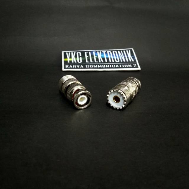 KONEKTOR BNC HT BNC MALE TO PL FEMALE