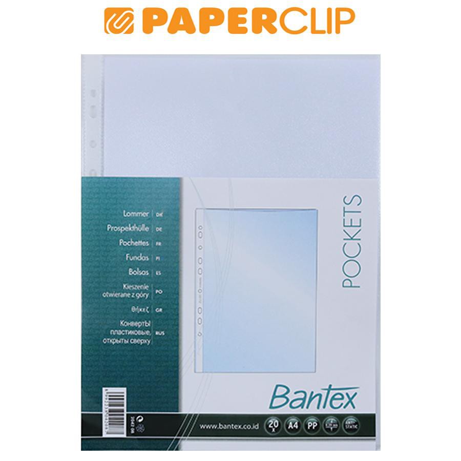 

CLEAR POCKET BANTEX 8042/2042 A4 @20