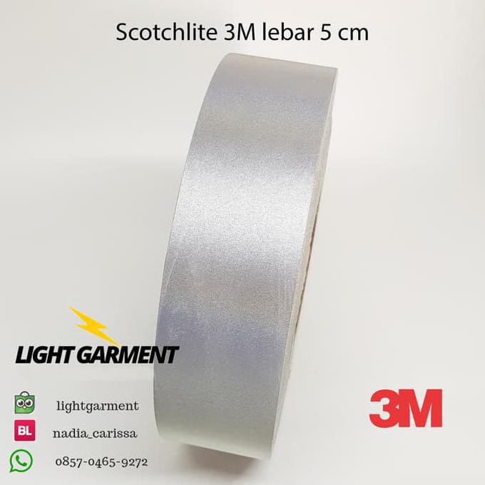 

PROMO Pita Scotlight Scotlite Skotlet 3M lebar 5 cm Reflektor MURAH