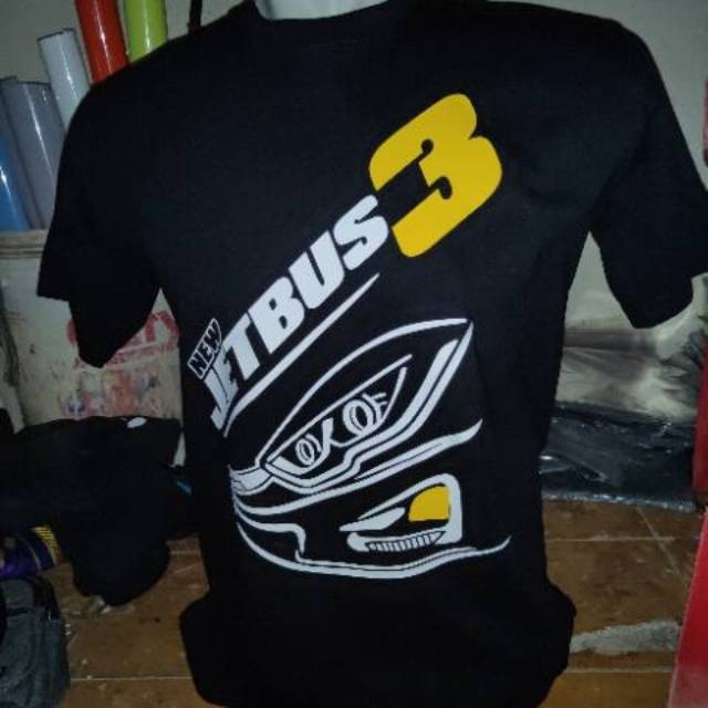 Tshirt baju kaos JET BUS 3 ADIPUTRO
