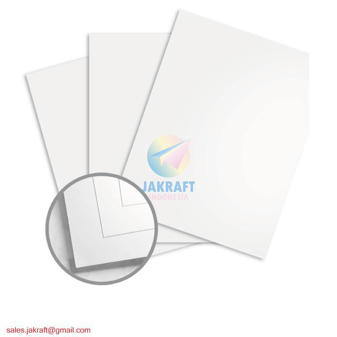 

Promo! Kertas Art Paper Carton Karton A4 150 Gsm Gram Putih Glossy - Putih