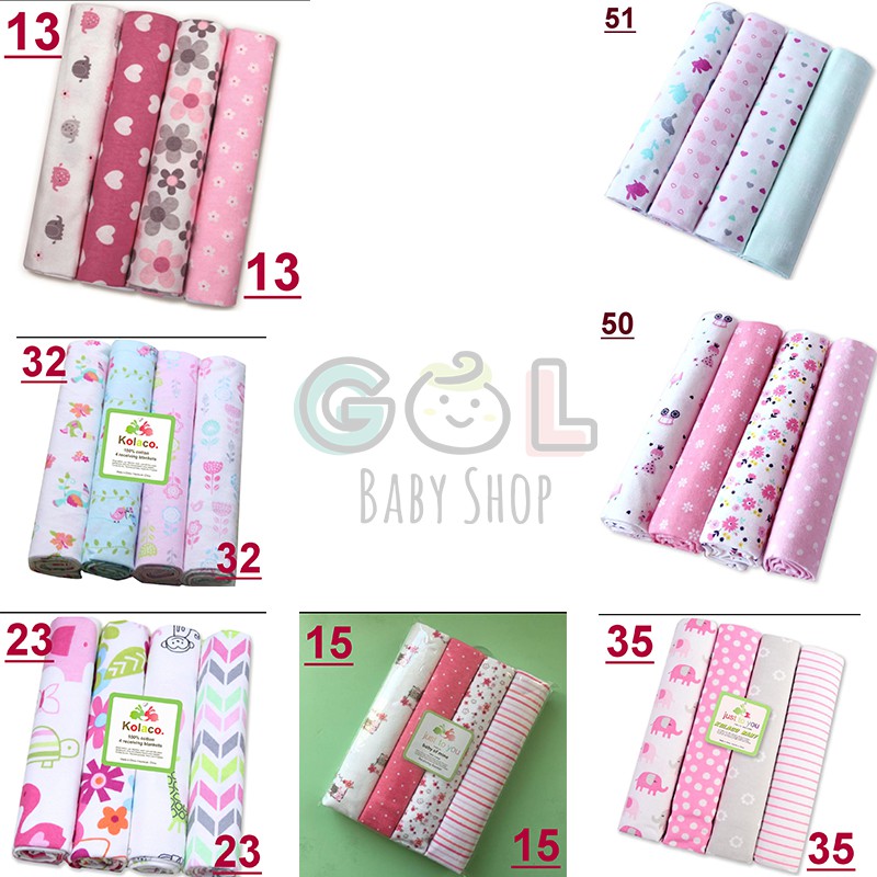 PILIH MOTIF Kain Bedong bayi Jumbo Besar Lebar Bayi Baby Carter Carters 4 In 1 Just To You Colaco