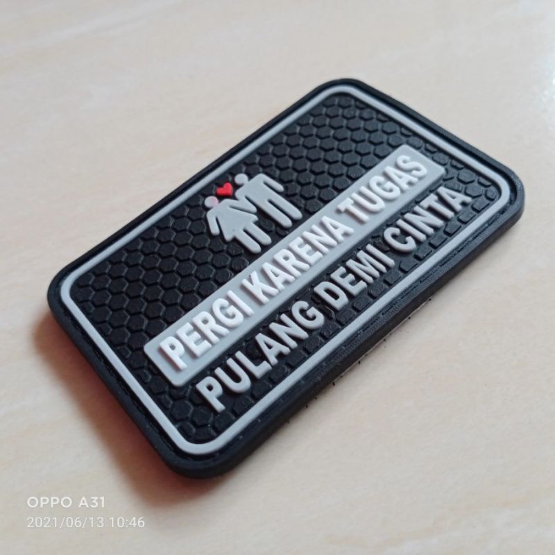 Patch rubber ayah terbaik&amp;Pejuang Rupiah&amp;PKT PDC