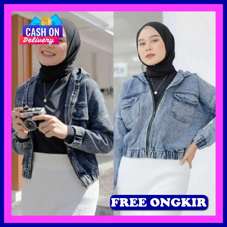 12.12 Brand Amr Original - 1919 Punk Rock New - Jacket Jeans Toxic (Jj) - Oversize Bb - Jaket Denim 