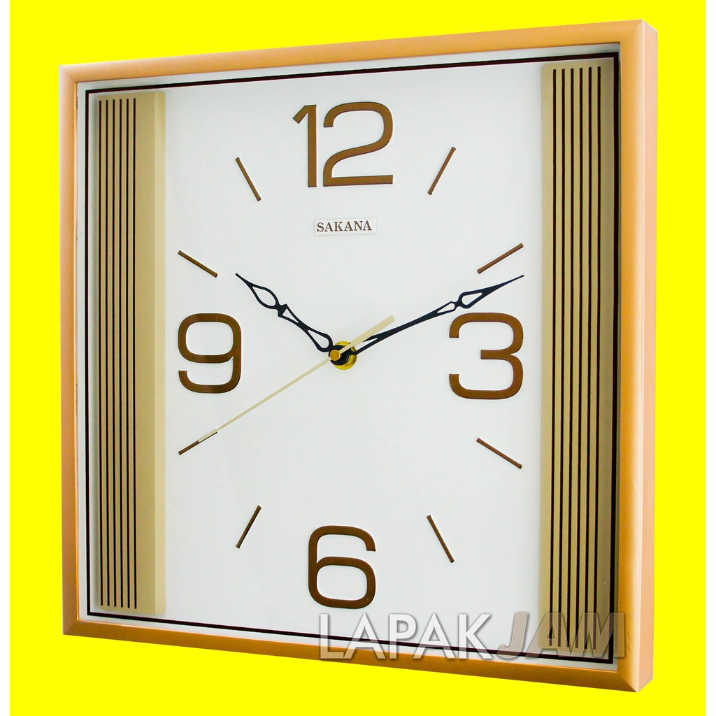 Jam Dinding Kantor Jamdinding Dekorasi Rumah Bagus Minimalis Wall Clock SAKANA 407