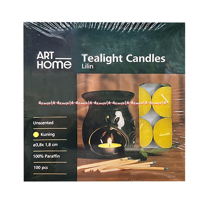 Kris Citronella Tealight 100pcs Lilin Untuk Membakar Minyak Aromaterapi Candle Kuning  Arthome Tealight Candles Unscented Art Home