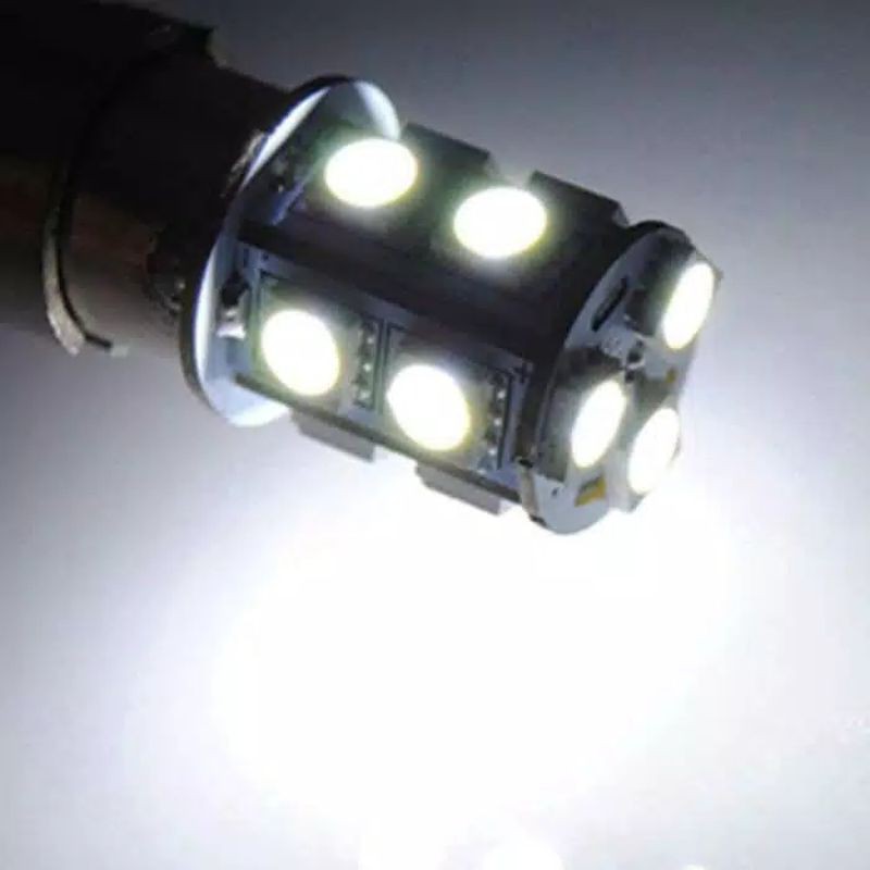 Bisa COD √ Lampu LED Kedip Rem Stop Bayonet 13 LED Mata Strobo Mobil Motor kaki 2