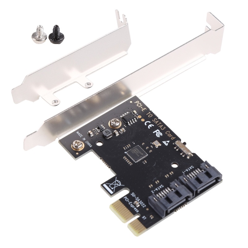 Btsg PCI-E 1X Sd 3.0 Kartu Ekspanding 2port Full Speed 6Gbps Transfer Ekspanding