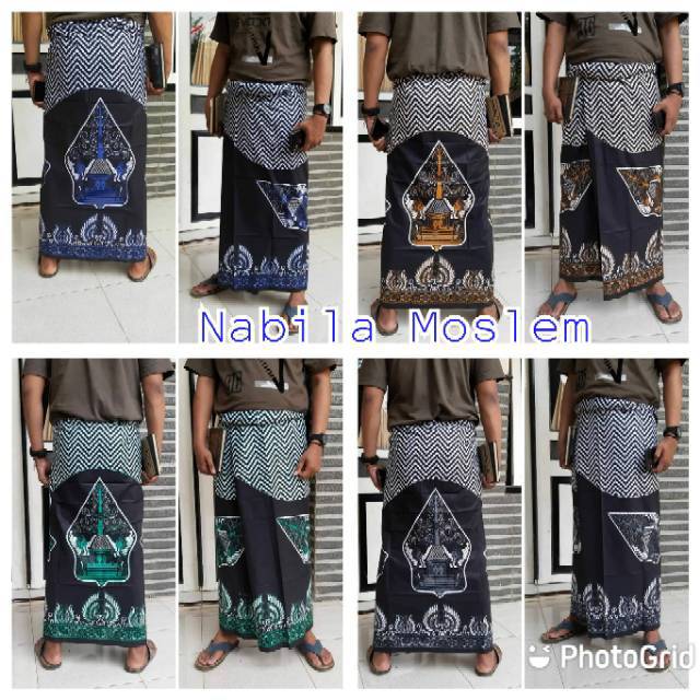 Sarung Batik Halus Motif Wayang Gunungan - Warna Kuning - Sarung Gus Azmi