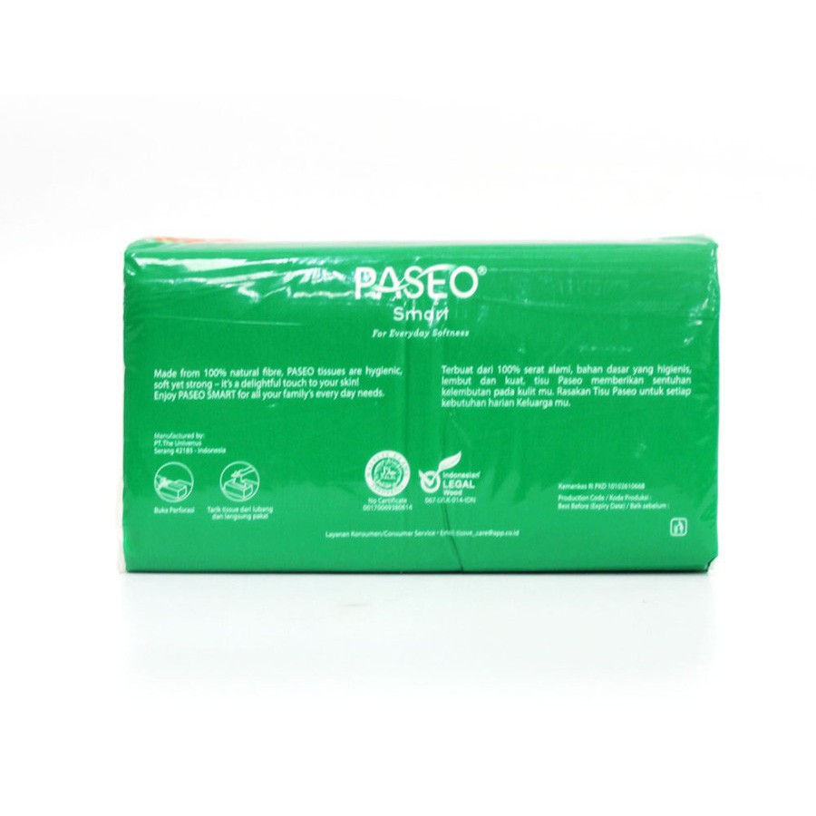 Tissue PASEO Smart Facial 250 Sheets 2 Ply