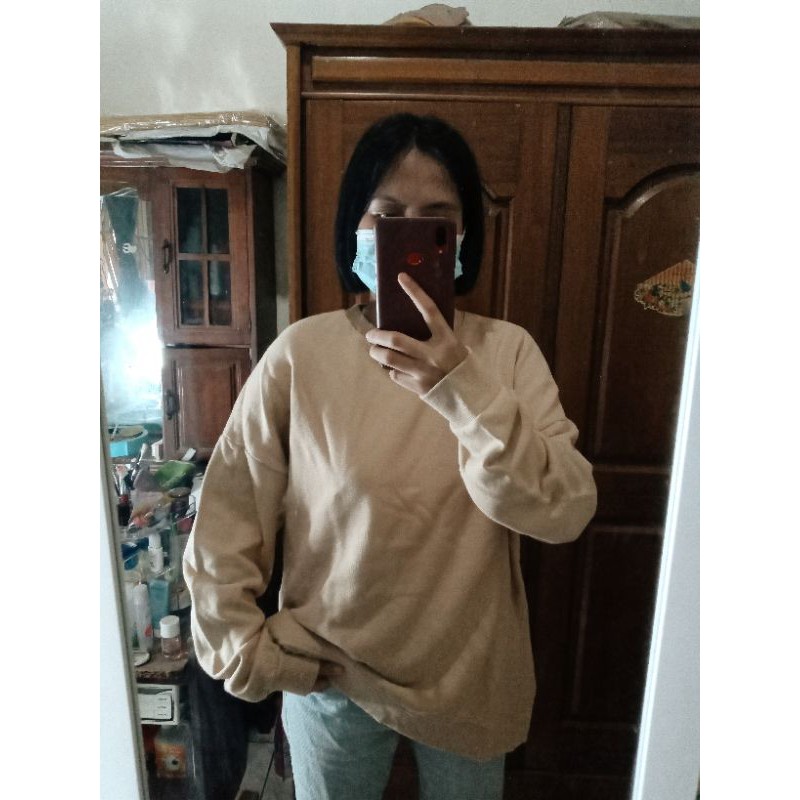Crewneck Coklat Susu