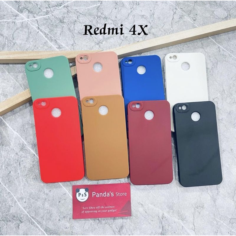 Softcase Pro Camera Redmi 4X Candy Case Full Color 3D Silikon TPU