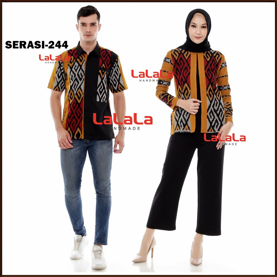 Couple Tenun Etnik / Sarimbit Tenun Etnik / Set Tenun Etnik / Baju Tenun Etnik