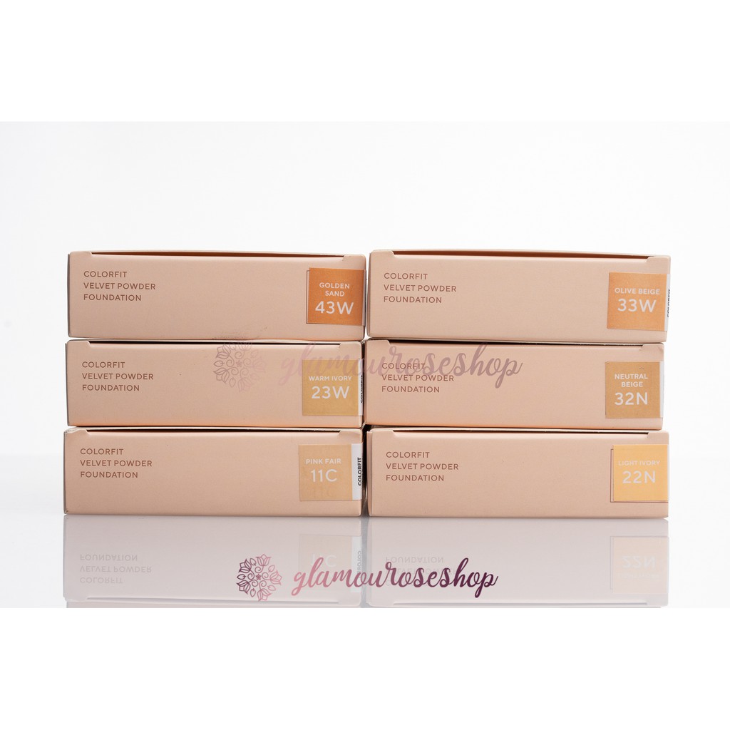 Wardah Colorfit Velvet Powder Foundation