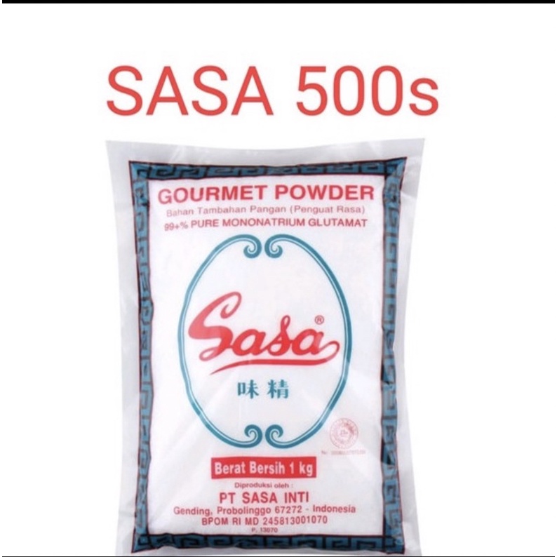 

sasa penyedap makanan pecin 500s 8 gr / per pak isi 30 pcs