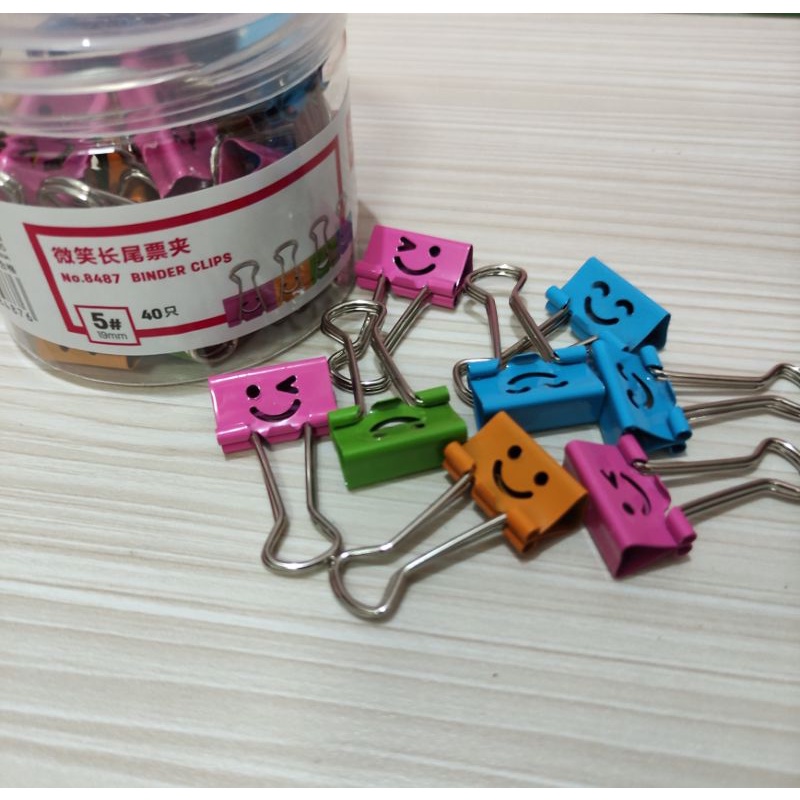 

Binder clip deli motif 8487 isi 8pc