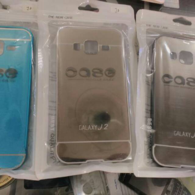 Bumper case mirror samsung J2