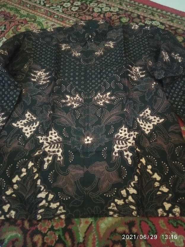 Perwira Kemeja Batik Pria Full Furing Bahan Katun Sragenan