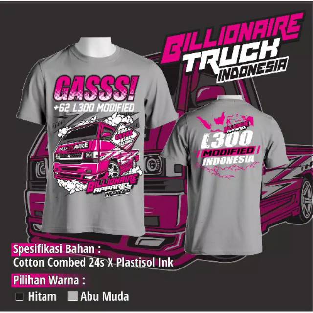 KAOS TRUK L300 INDONESIA