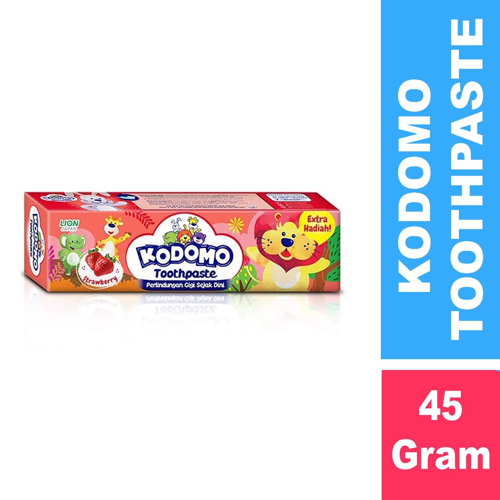 COD Kodomo Toothpaste Tube 45 gr (Orange) (Strawberry) (Melon) (Anggur)