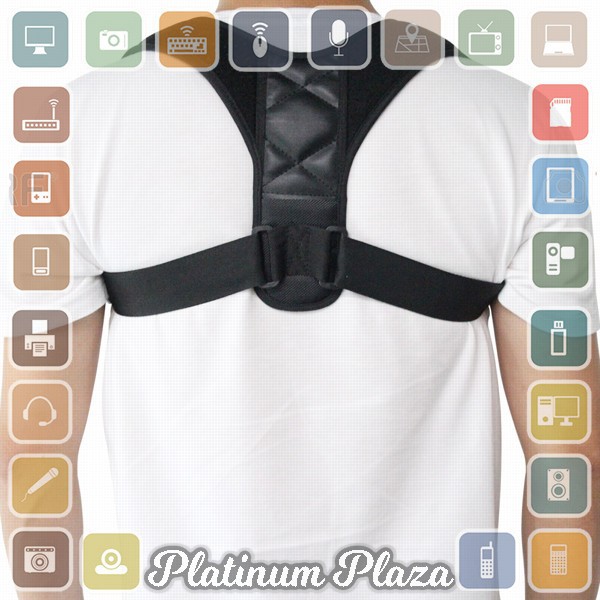 Boodun Tali Body Harness Korektor Postur Punggung Size M - BBJ-15 - Black`183X1E-