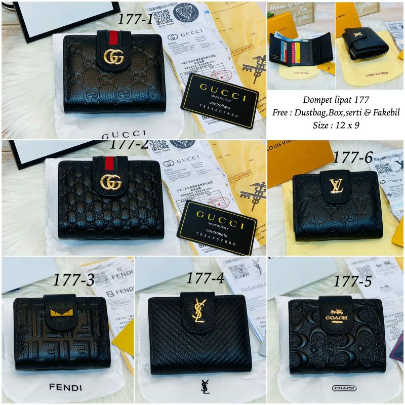 Dompet Wanita  Lipat 3 Kulit ,Asli Import kode177