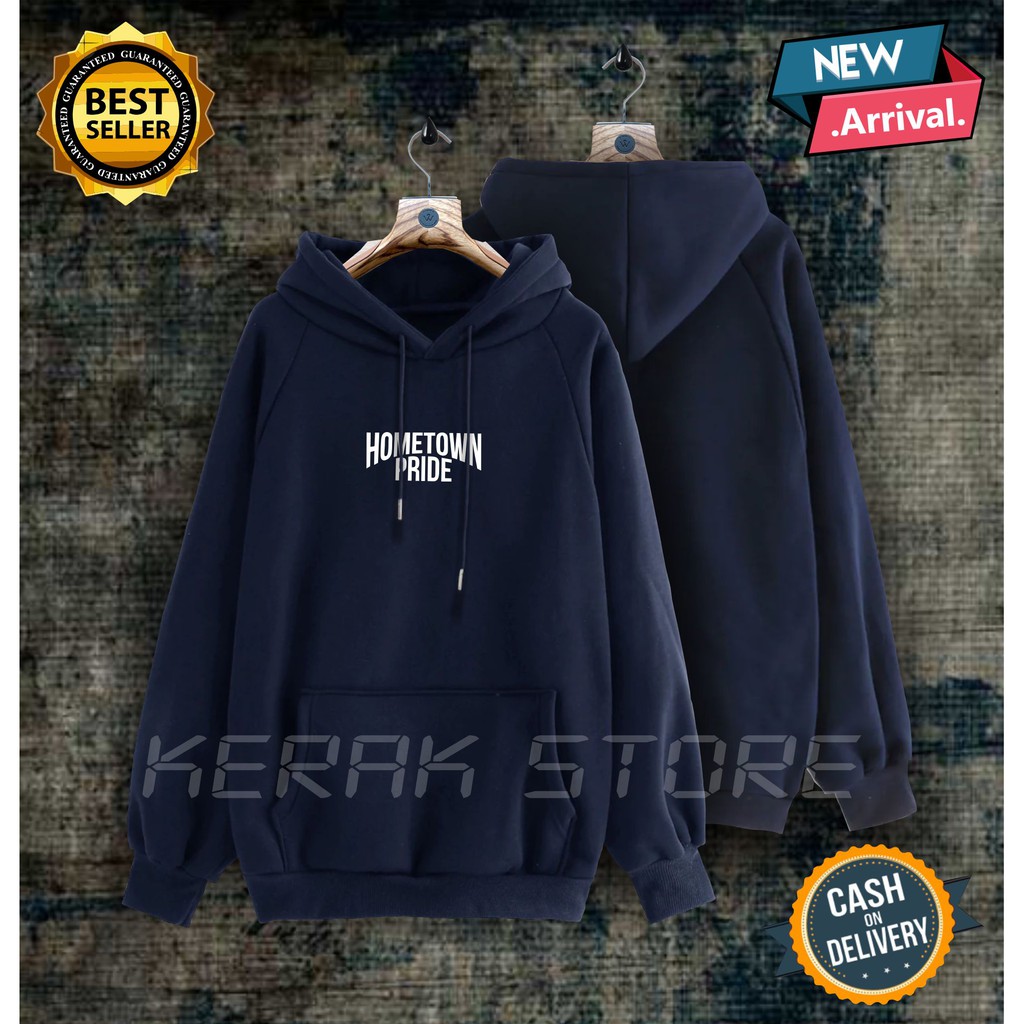 TERMURAH !! COD Jaket Sweater Hoodie Pria Distro stussyOriginal Big Size Jumbo M - XXL